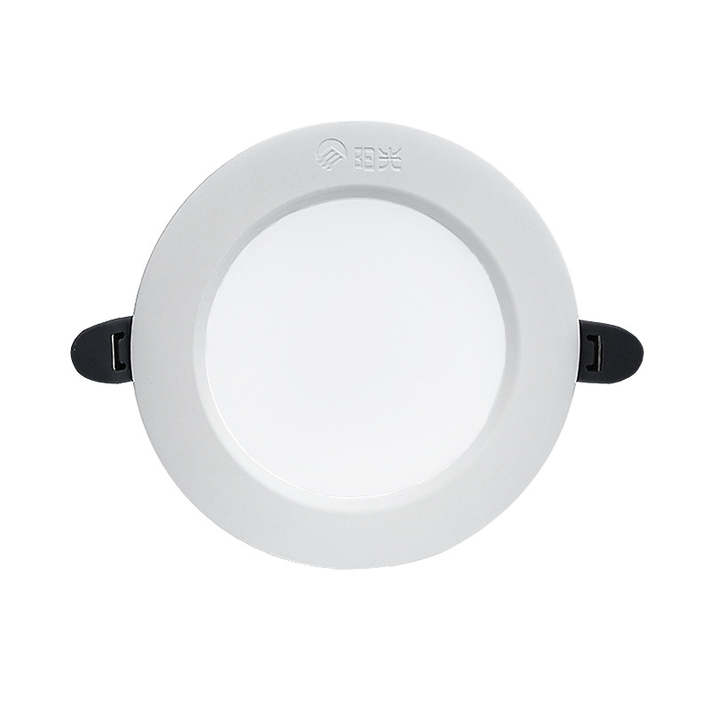 iluminación solar led downlight incrustado foco lámpara de agujero doméstica sala de estar lámpara de agujero de techo colgante pasillo lámpara de techo lámpara de barril