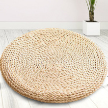 草编蒲团玉米皮编织坐垫子榻榻米地上蒲草藤打坐禅修飘窗草圆蒲垫
