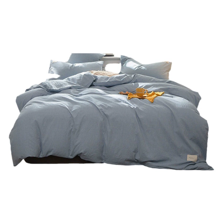 Класс А промытая хлопковая Простыня из четырех частей из хлопка пододеяльник 1,5 м постельное белье Простыня из трех или четырех частей 1,8 м