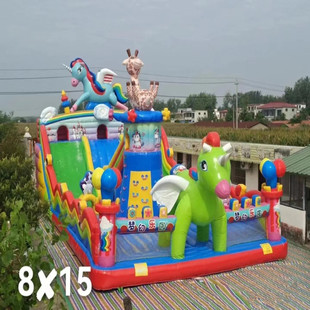 Outdoor Children's Size Inflatable Castle Inflatable Swimming Pool Large Inflatable Pool Square Inflatable Amusement Toys