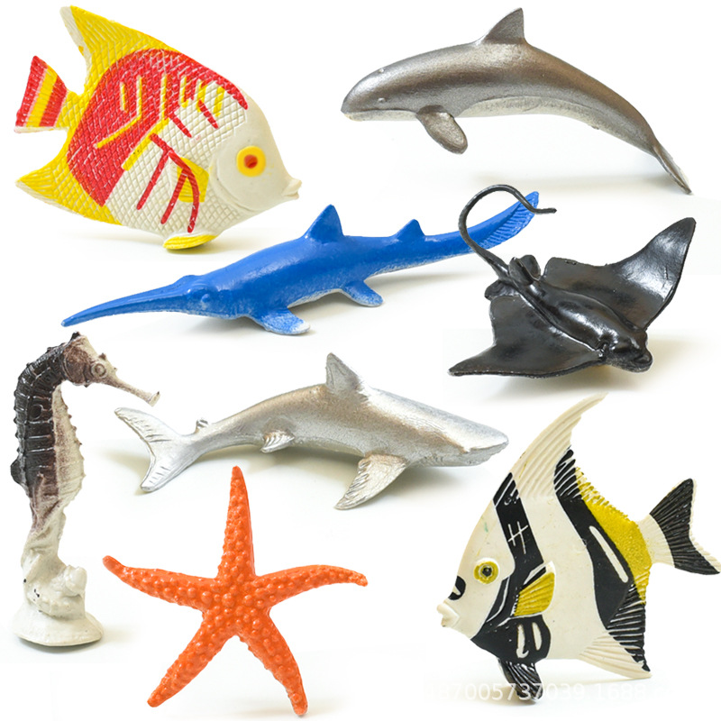 Modelo animal transfronterizo Zoológico para niños dinosaurio juguete traje simulación animal Marina pequeño insecto modelo