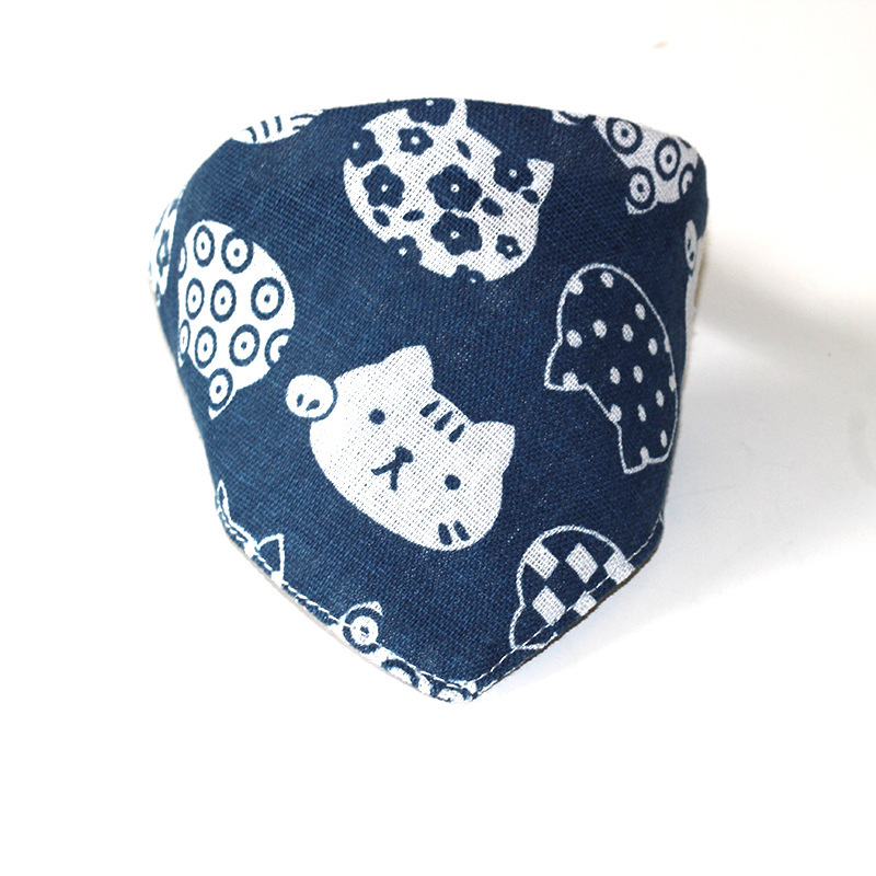 Pañuelo triangular para mascotas, pañuelo para perros ragdoll, collar para gatos, babero para perros pequeños, estilo lindo y dulce, estilo japonés