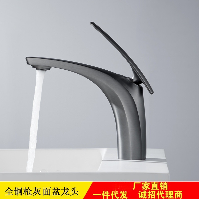 Foreign trade all copper basin faucet high-grade individual luxury hand washing hotel bathroom cabinet faucet toilet