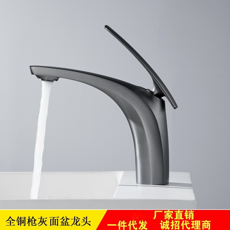 Foreign trade all copper basin faucet high-grade individual luxury hand washing hotel bathroom cabinet faucet toilet