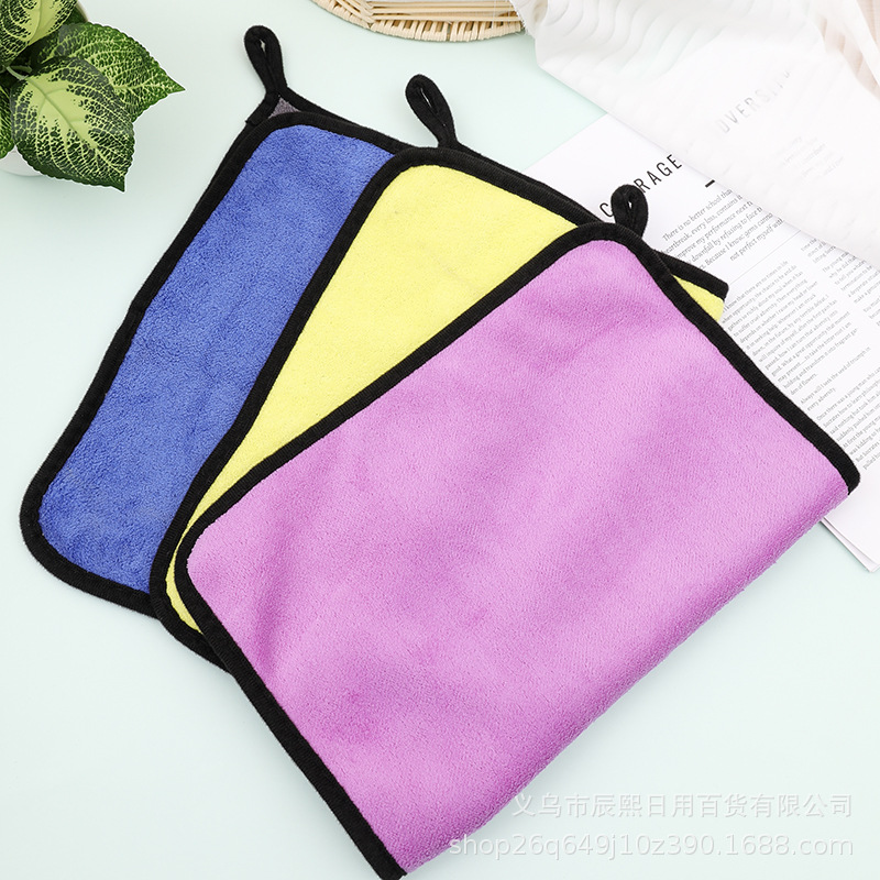 30*40 양면 산호 양털 타월 강한 수분 흡수가 쉽지 않아 두툼한 세차 청소 타월 카타월 도매