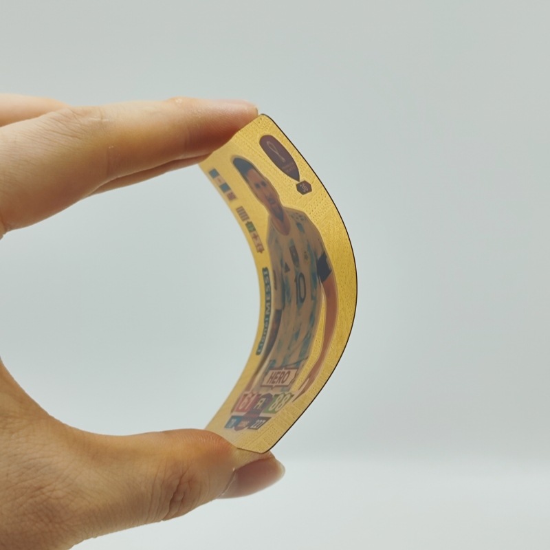 Copa del mundo de la Liga de Campeones de la Premier League española Estrella de la tarjeta de oro de la Liga de Fútbol estrella Inglés tarjeta colorida colección de juegos