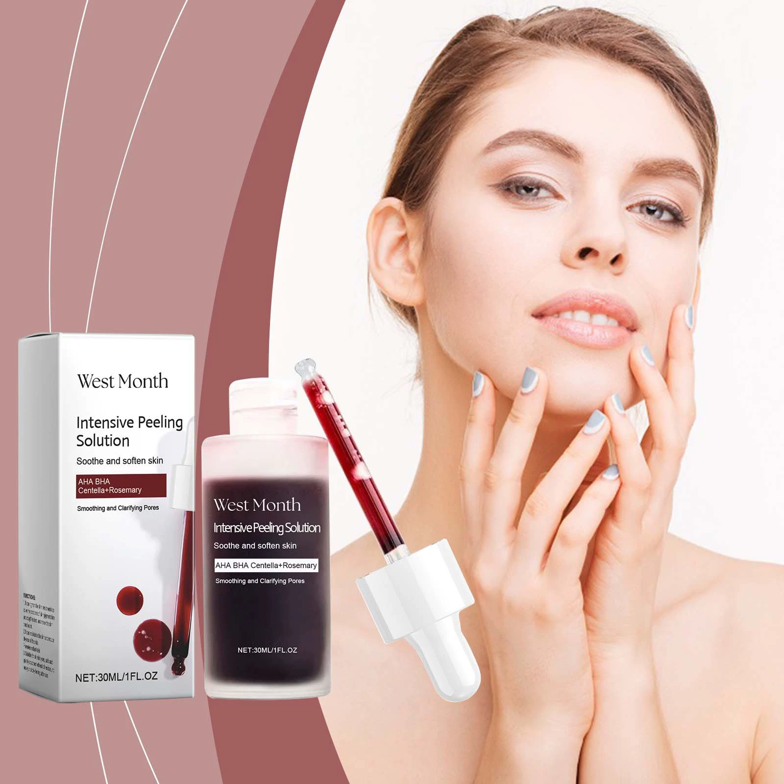 West Month для ухода за кожей сыворотка для лица Увлажняющий Очищающий Уход за кожей лица