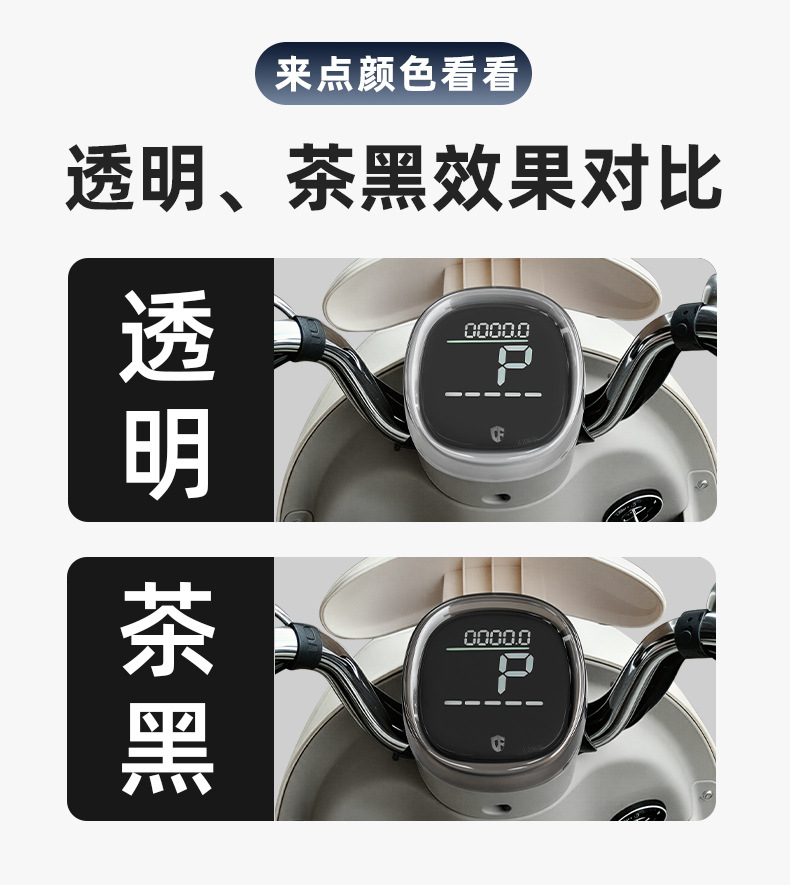 Suitable for Tailin Fanhua mini modified instrument cover Mengcai GC6/Bubble/Dudu screen protector HD