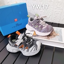 泉利七波辉2025春秋新款童透气百搭双网儿童运动鞋休闲跑步鞋YW17