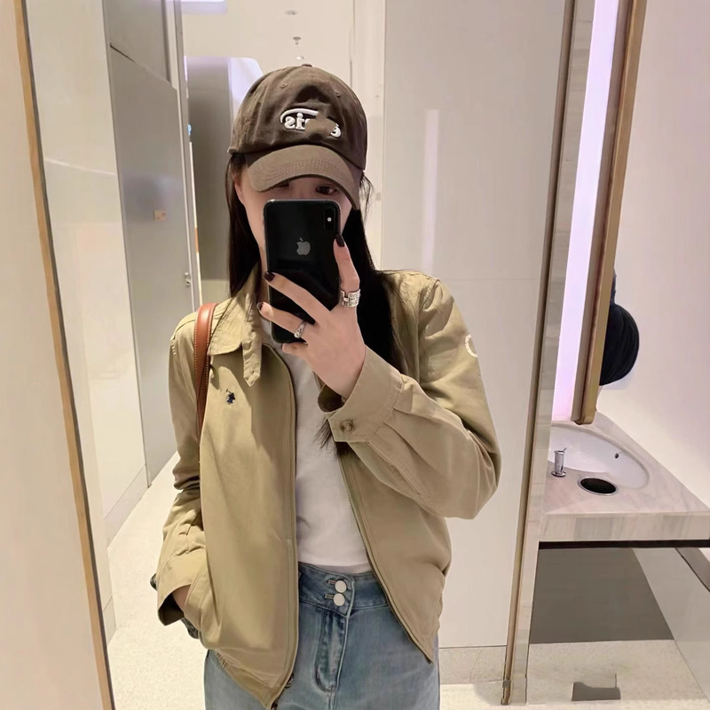 Scanable Qr Code Rl Ralph Lauren Embroidered Logo Jacket for Women, Polo Collar, in Stock, High-Quality Version, Dropshipping Available Scanable Qr Code Rl Ralph Lauren Embroidered Logo Jacket for Women, Polo Collar, in Stock, High-Quality Version, Dropshipping Available