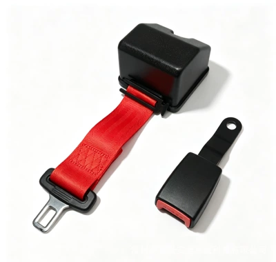and forklifts, with emergency – Car seat belt - red-equipped-with-steel-plate-lock-ska145w