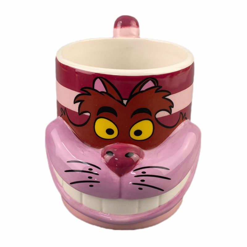 Lindo Super lindo gato taza Cheshire gato 3D 3D de dibujos animados Rosa maravilloso gato desayuno beber taza de leche