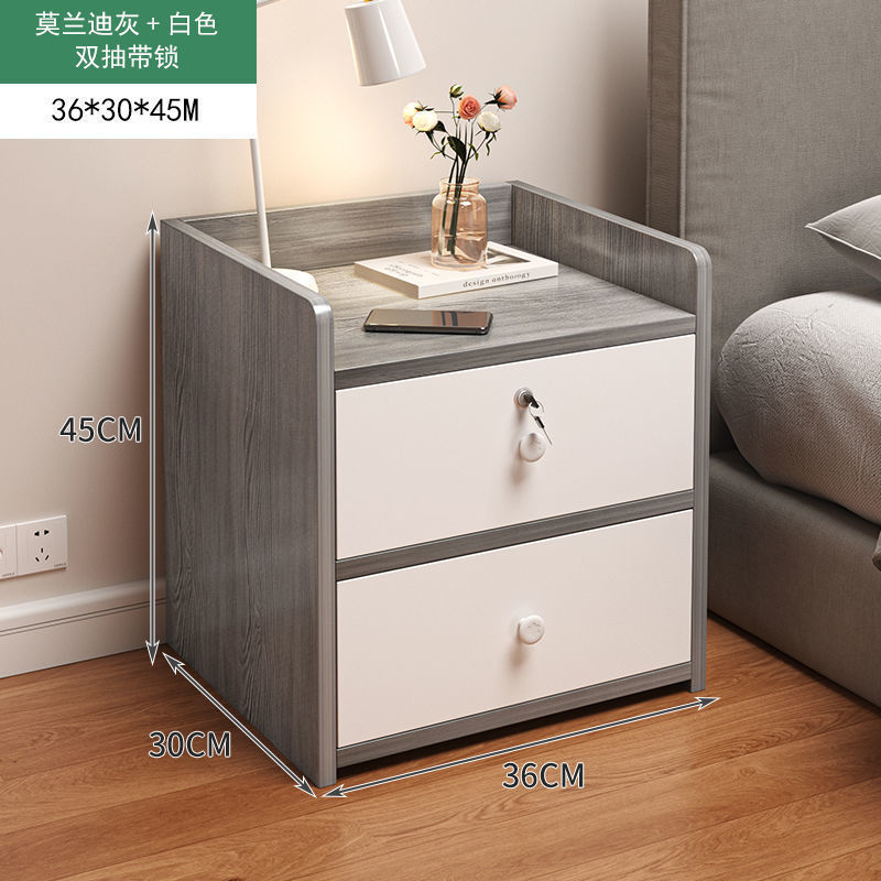 [잠금 장치가있는 이중 펌핑] 45cm 모란디 그레이 + 화이트