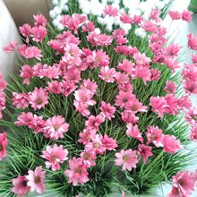 批发仿真绿植兰花草仿真花桶室内婚庆摄影装饰造景芦苇草仿真花桶