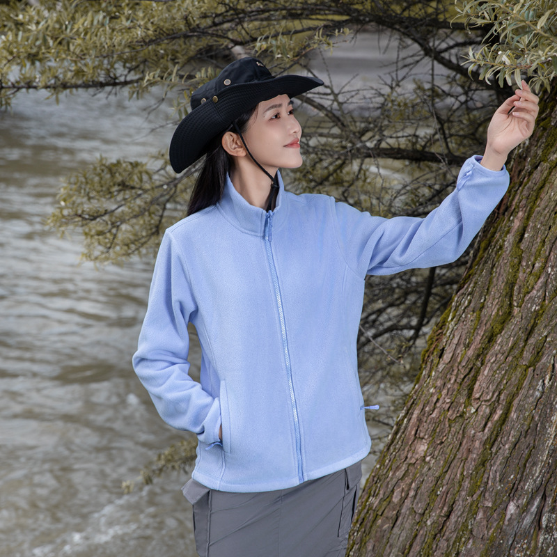 Otoño y invierno nuevo abrigo de terciopelo de pelusa mujer más terciopelo de alta sensación cardigan casual chaqueta de terciopelo de forro interior chaqueta de asalto hombre image 9
