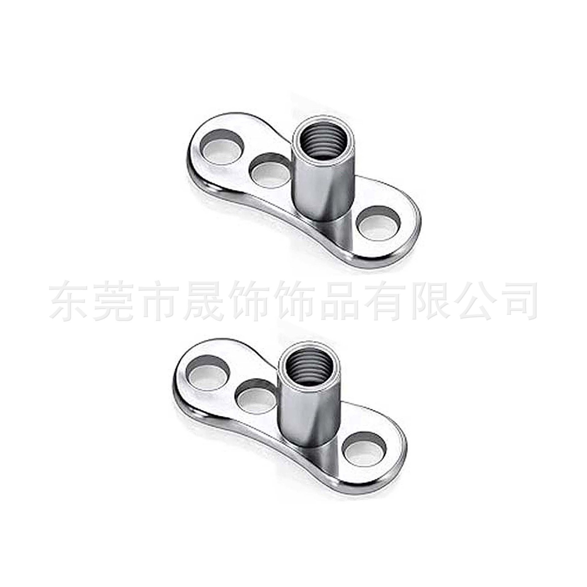 F136 Titanium 埋骨钉锁骨钉 Internal Thread 人体皮下植入埋钉底座 Piercing Jewelry 厂家