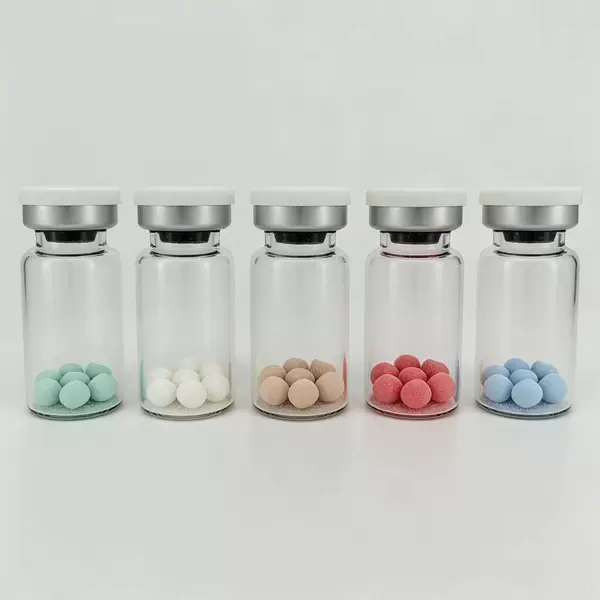 CAHA microsphere freeze-dried powder, blue copper peptide, conopeptide, silk protein spheres, for repairing sensitive skin, smoothing wrinkles, reducing redness, and firming the skin