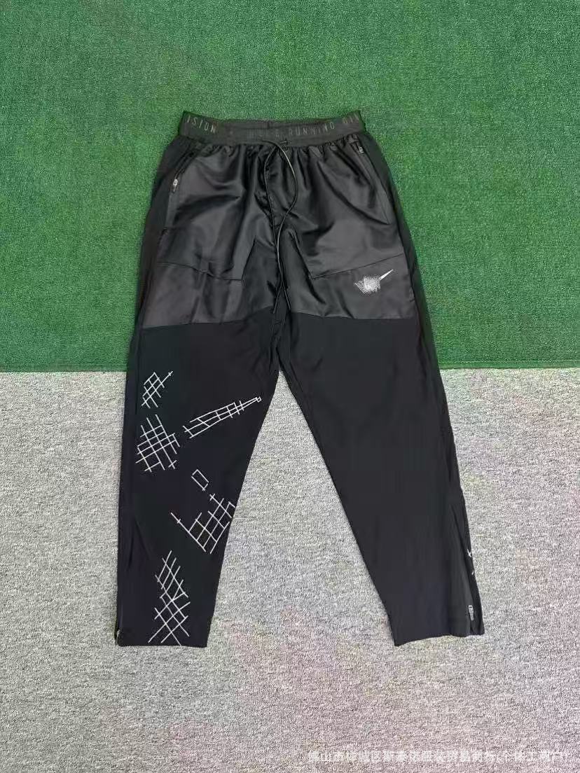 Cross-Border New High-Tech Three-Proof Quick-Dry Ice Silk Fabric Men's Outdoor Casual Sports Sun-Protection Breathable Long Pants