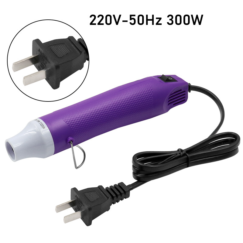 Pistola de calor para manualidades - 110V/220V, para sellos de goma y láminas termoencogibles