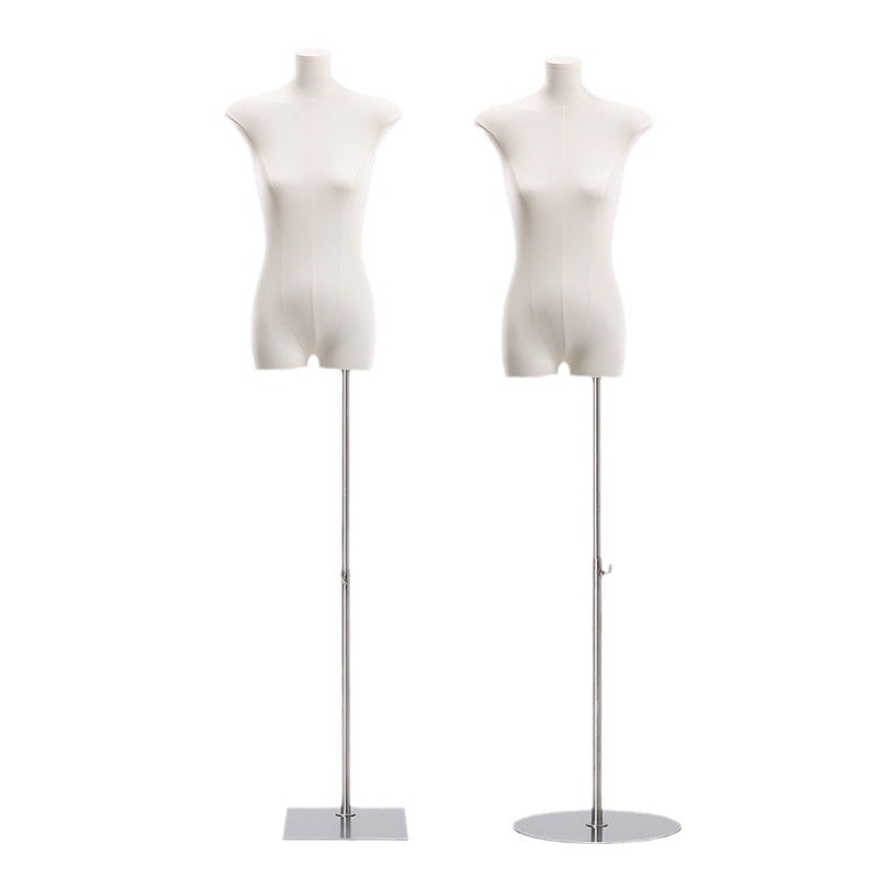 Tienda de ropa de estilo coreano cuerpo plano de alto nivel de mujer mitad de ventana de ropa de mujer muñeca plataforma de exhibición de cuerpo grueso nuevo pecho pequeño