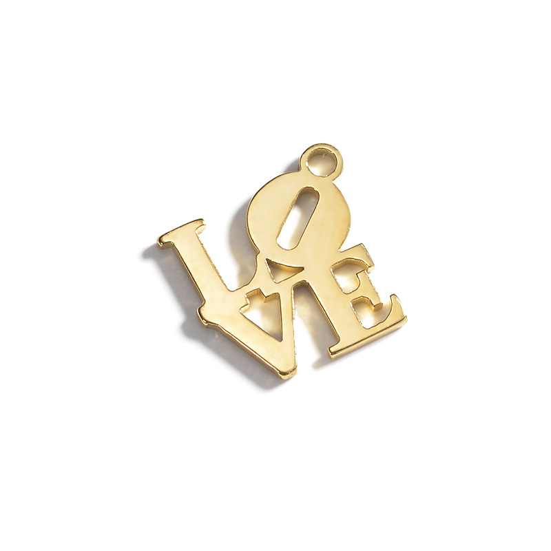 1 Piece 304 Stainless Steel 18K Gold Plated Star Heart Shape Butterfly Pendant display picture 7