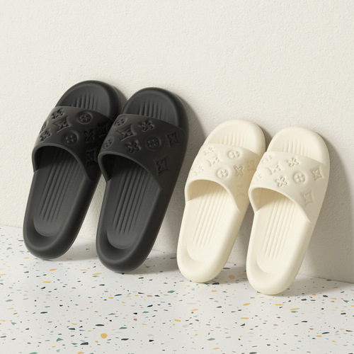 Summer Outwear Soft Sole EVA Slippers Anti-Slip Anti-Odor Silent Flat Slippers Bathroom Couple Shoes Women