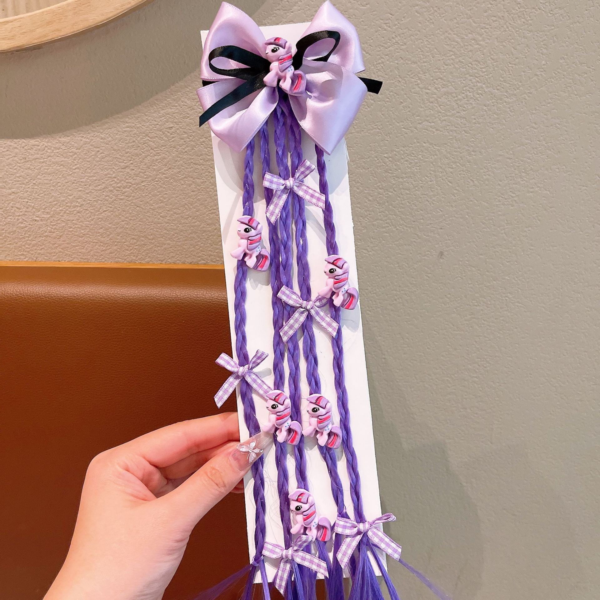 Niños de dibujos animados pony lindos pinzas de cabello niñas paoli pinzas de cabello niñas pinzas de cabello rotas para estudiantes set de pinzas de cabello BB