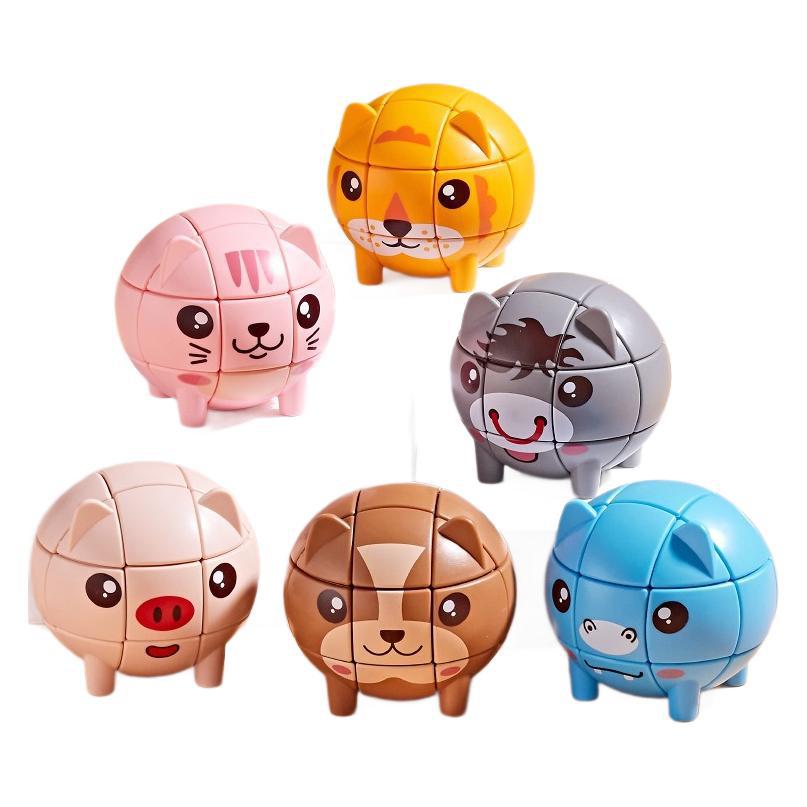 Niños transfronterizos tercer grado puzzle puzzle puzzle dibujos animados padres-hijos interactivo modelo de animal puzzle juego de juguetes al por mayor