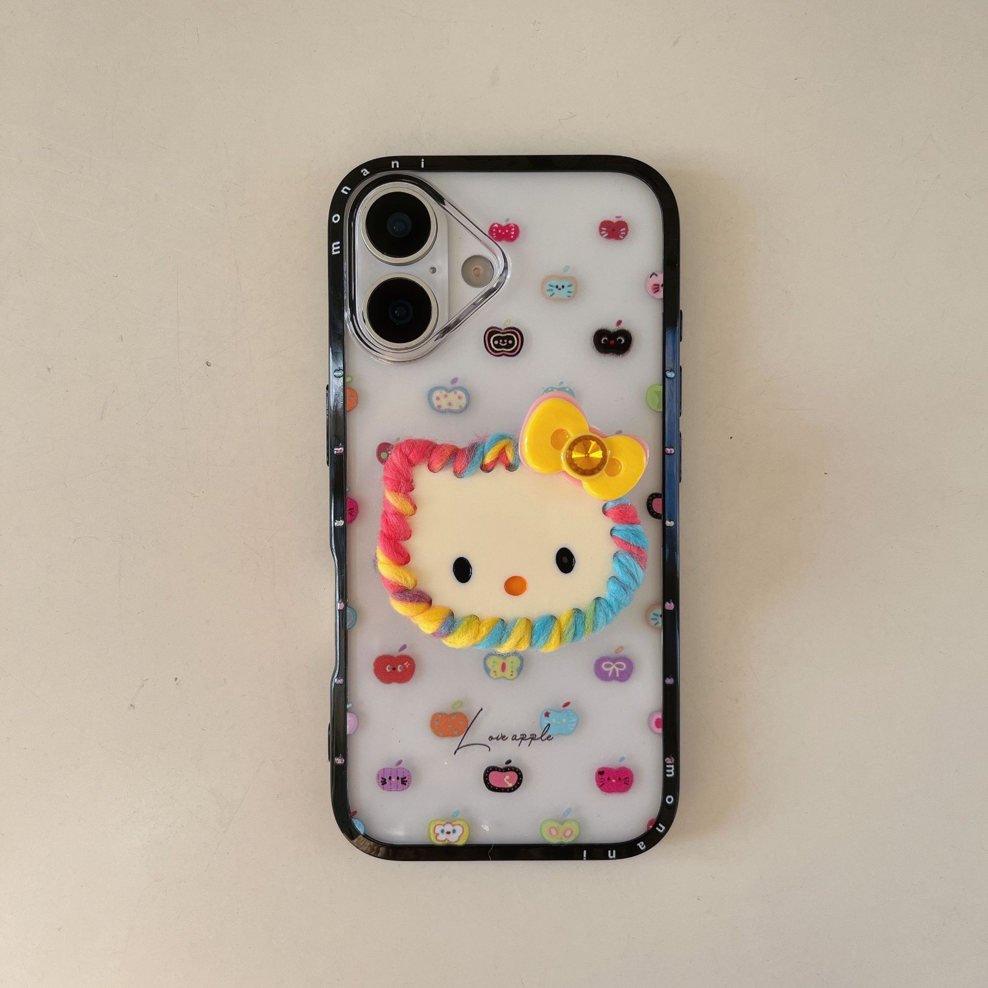 Color dopamina expresión KT para Apple 15Pro/16Pro funda para teléfono móvil 14ProMax chica 13 nuevo 16P