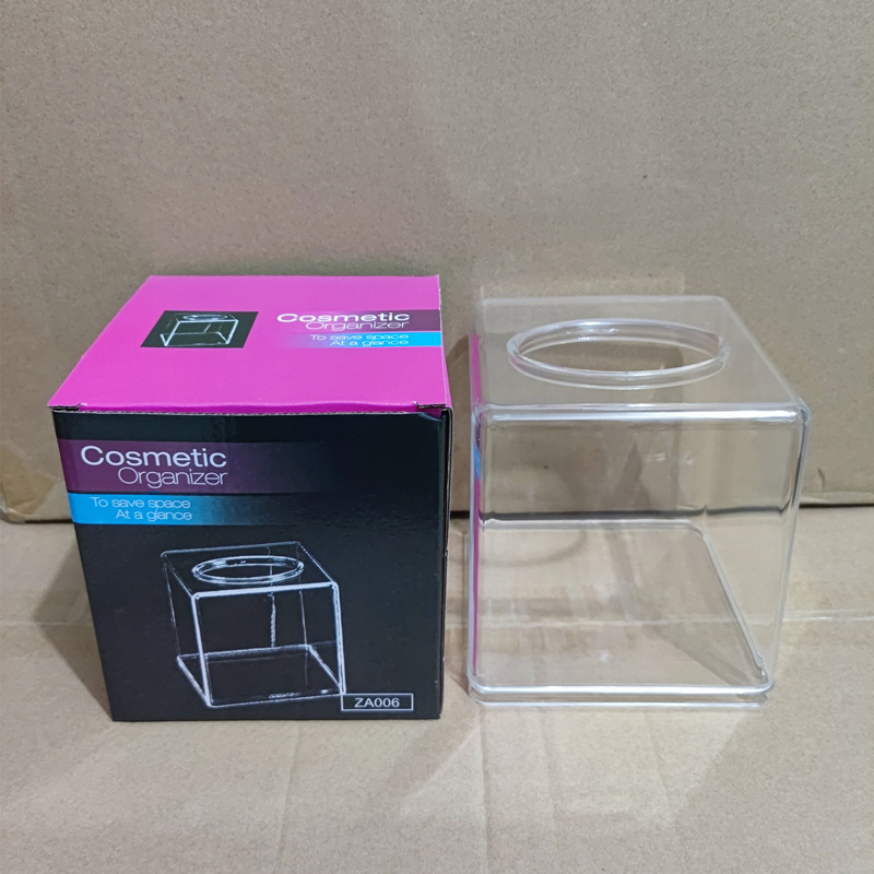 Hotel de estilo europeo suministros KTV creativo rectangular transparente acrílico caja de pañuelos de coche