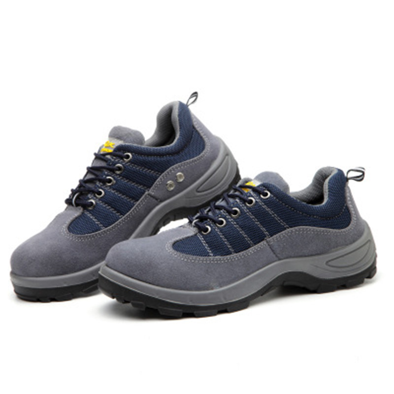 透气劳保鞋男夏季防砸防刺穿牛皮轻便钢包头耐磨防护鞋工地劳保鞋