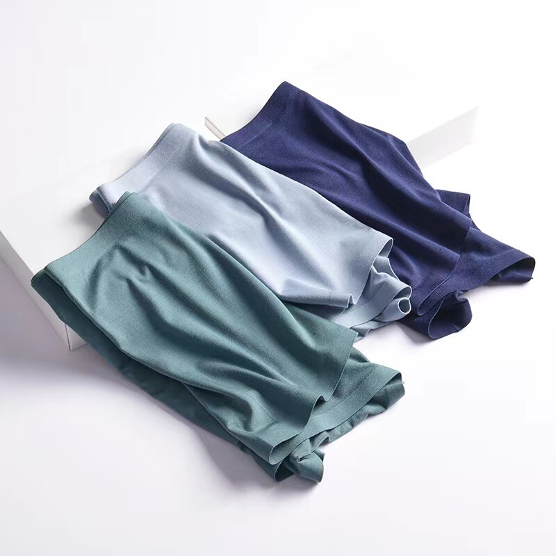 Special price 50 men's modal underwear waist seamless boxer underwear men's breathable solid color pants in stock wholesale Special price 50 men's modal underwear waist seamless boxer underwear men's breathable solid color pants in stock wholesale