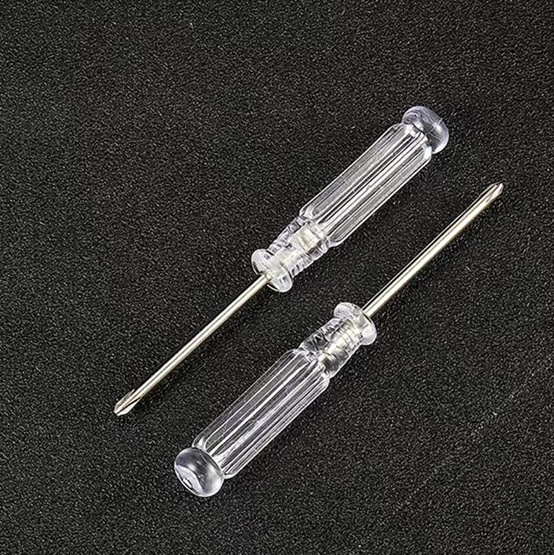 3.0 2.5十字螺丝刀 92mm透明水晶 乌头螺丝批 改锥小起子玩具配送