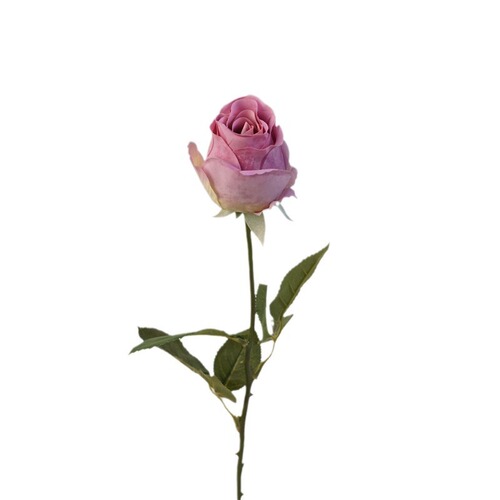 High-quality artificial flower feel moisturizing rose single branch Bulgarian rose home flower arrangement accessories ornaments fake flowers
