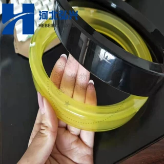 混凝土输送泵管橡胶DN125密封圈 聚氨酯软DN80胶圈 黑色橡胶密封