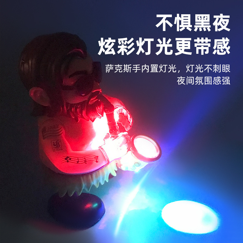 Nueva luz colorida bailando tío música bailando luz izquierda y derecha columpio caminando niños y niñas bailando Juguetes