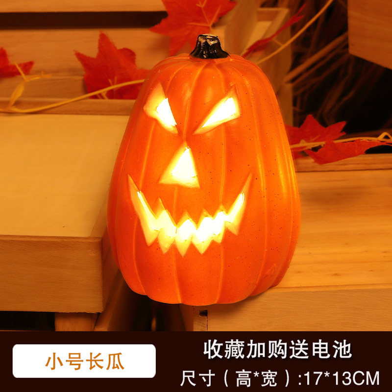 Lámpara de calabaza de Halloween centro comercial patio decoración de decoración decoración de Halloween gran calabaza