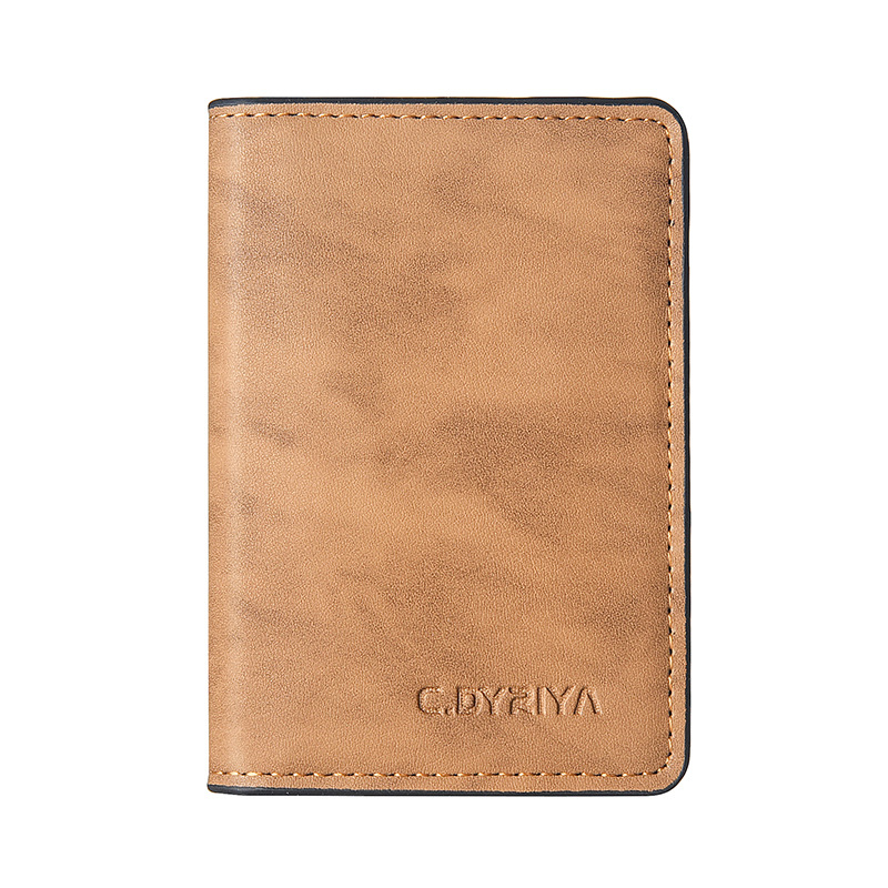 Titular de la tarjeta antirrobo RFID transfronteriza titular de la tarjeta pequeña simple ultrafina para hombres posición de tarjeta múltiple titular de la tarjeta de certificado antidesgaussing de comercio exterior