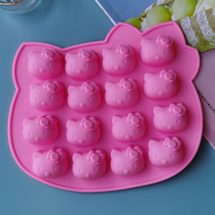 Silicone cake mold baking diy 16 cats creative cartoon cat silicone cake mold non-stick silicone cake