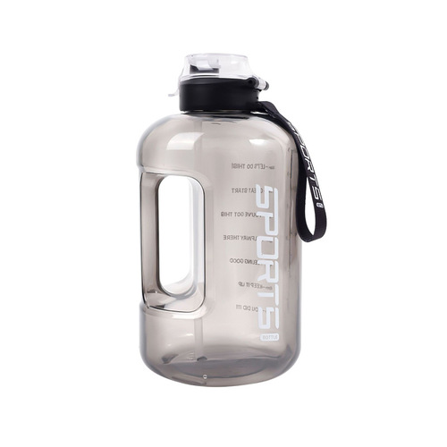 Large Capacity Space Cup Water Bottle Men's Sports Water Bottle Student Portable Straw Cup Big Bellied Cup Fitness Use Ton Ton Barrel