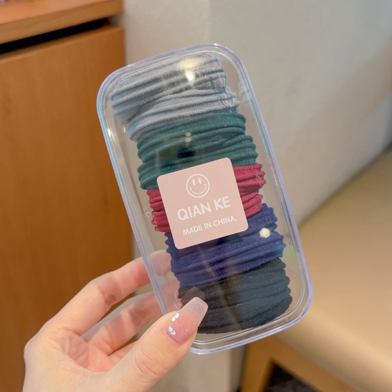 2024 nuevo cabello de cola de caballo de alta elasticidad para niñas no lastimar cabello de cabello de correa de cabello de correa de cabello de cabello duradero