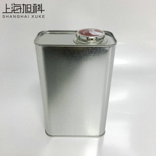 J8 Can Tinplate Solvent Sampling Square Can 1kg Can Sealed 1L Square Sampling Chemical Can Petrochemical Bottle Oil Sample G3