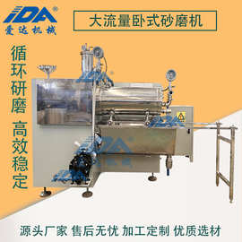 农药化肥悬浮剂盘式卧式砂磨机油漆涂料色浆大流量研磨机珠磨机