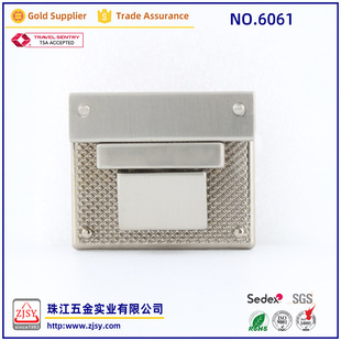 Factory Direct bag lock 6061 high quality zinc alloy luggage Press lock bag lock unique shape