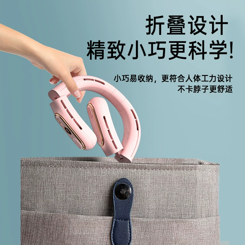 Folding handheld travel small air fan, 2023, (Cross-border trading), new collection