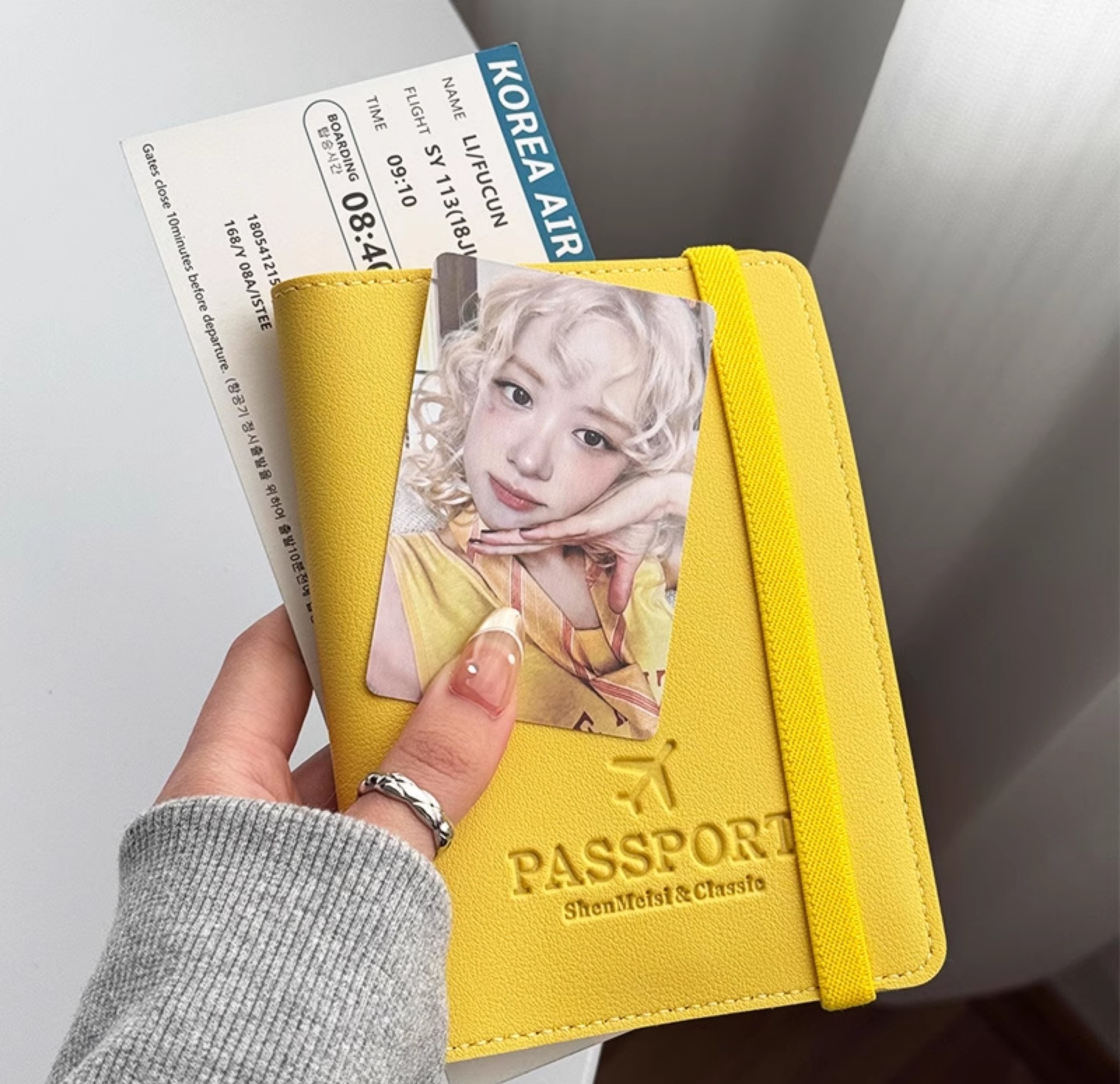 Reisepass-Organizer, multifunktional, Damen, All-in-One