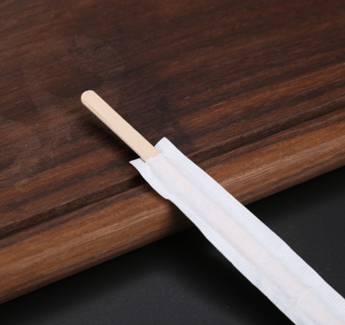 Thickened Independent Packaging Disposable Coffee Stirrer Wooden Art Stirrer Cocktail Stirrer Single Pack Wholesale