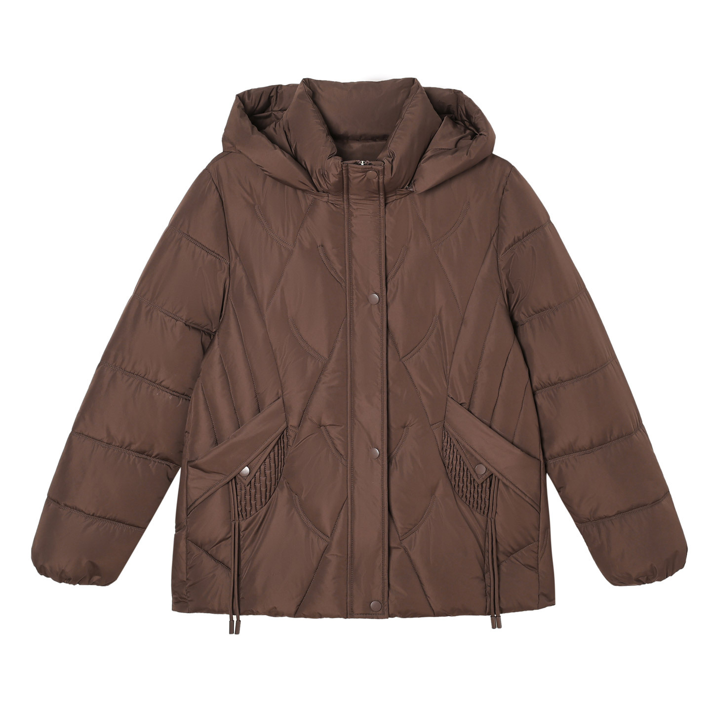 Mamá ropa de algodón de gran tamaño invierno 2025 nuevo algodón coreano chaqueta de algodón suelta chaqueta de algodón gruesa chaqueta con capuz image 5