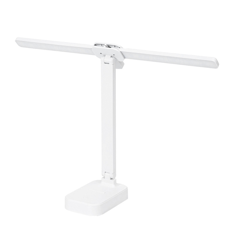 Facturación LED protección para los ojos titular de la pluma lámpara de escritorio estudiante Lámpara de lectura aprendizaje especial dormitorio carga lámpara de escritorio plegable