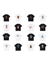 跨境外贸正确版BAPE TShirt 24SS印花圆领短袖男t恤潮流百搭上衣
